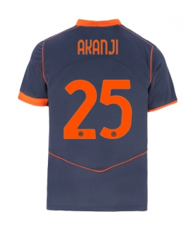 Inter Milan Manuel Akanji #25 Maglia Gara Terza Repliche 2025-26 Maniche Corte